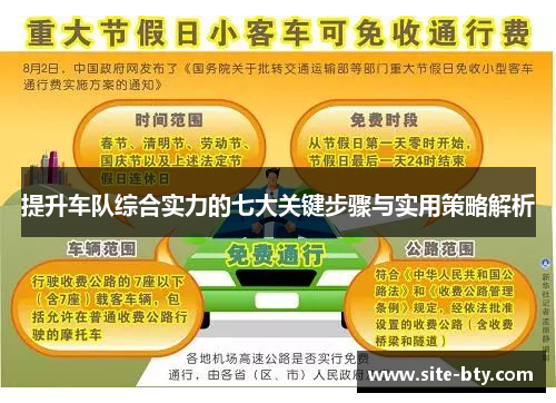 提升车队综合实力的七大关键步骤与实用策略解析
