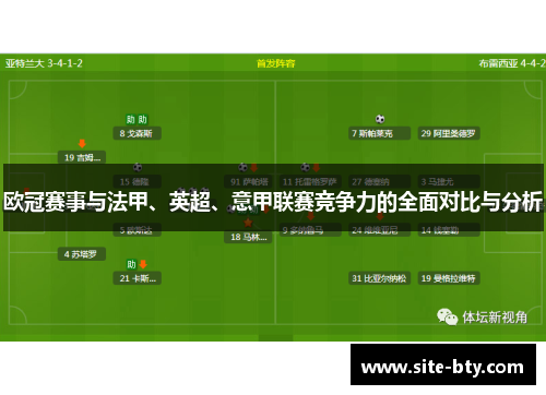 欧冠赛事与法甲、英超、意甲联赛竞争力的全面对比与分析 欧冠赛事与法甲、英超、意甲联赛竞争力的全面对比与分析